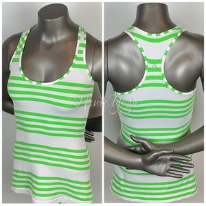 Lululemon | Ocean Stripe Frond Lime CRB Tank 4